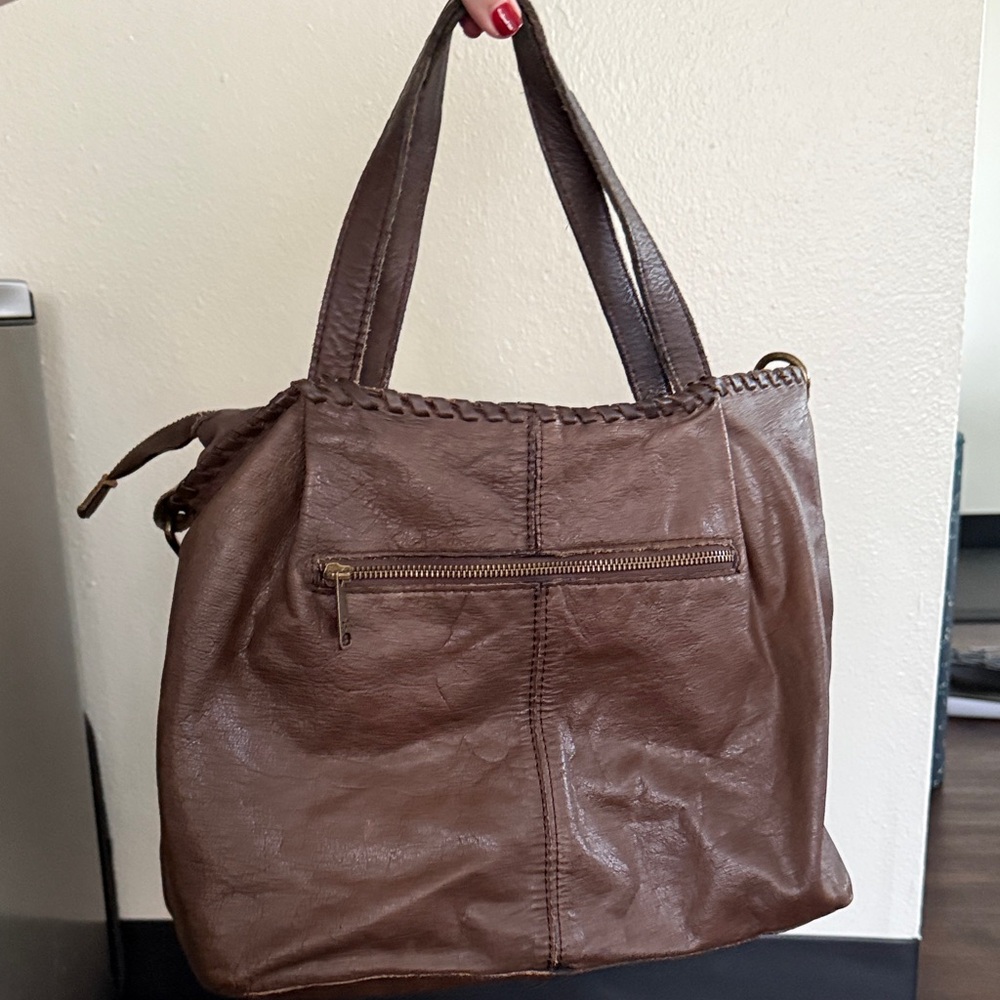 Patricia Nash Brown Leather Tote